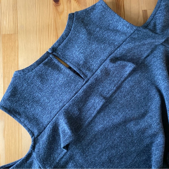 NWOT Loft Mid-Length Cold Shoulder Dress - Picture 6 of 13